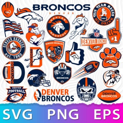DENVER BRONCOS SVG, DESIGNS BUNDLE, CUT FILES, SVG for Cricut