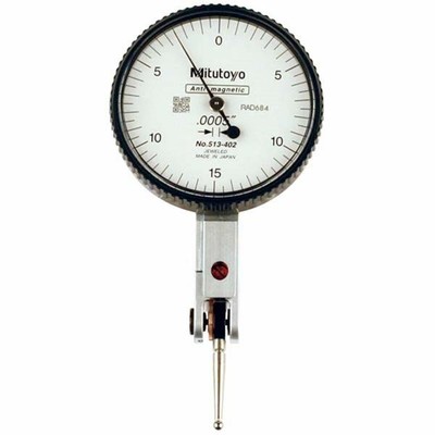 Mitutoyo 513-402 .030'' Travel ''Quick Set'' Horizontal Dial Test Indicator