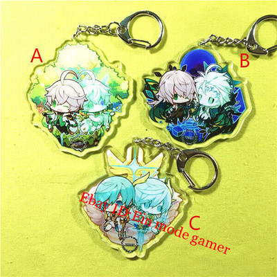 Game ELSWORD Lu Aisha Ara Eve Keychain Keyring Strap 2side Arcylic Holder Gifts