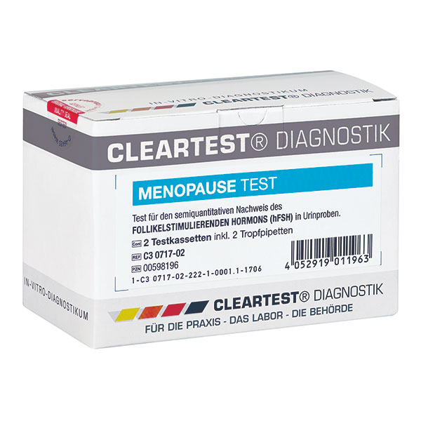 Cleartest® Menopause | Nachweis des follikelstimulierenden Hormons (hFSH)