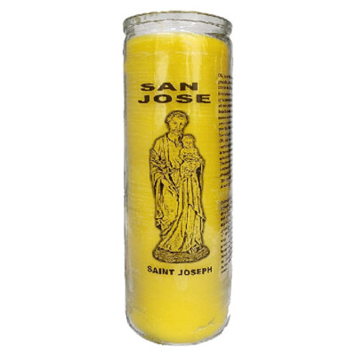 Velas Religiosas &  Veladoras Místicas De 7 Dias - 7 Days Religious Glass Candle