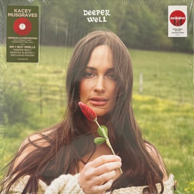 Kacey Musgraves Deeper Well Half Opaque Half Red Vinyl LP + Poster New Sealed