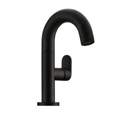 NABER Einhebelmischer Sottile 1 Bad in Schwarz matt  Slim 5011294