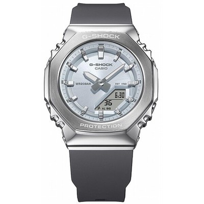 Pre-owned Casio G-shock Minimal Design Gm-s2110-2ajf Trendy Blue Dial In Octagonal Form