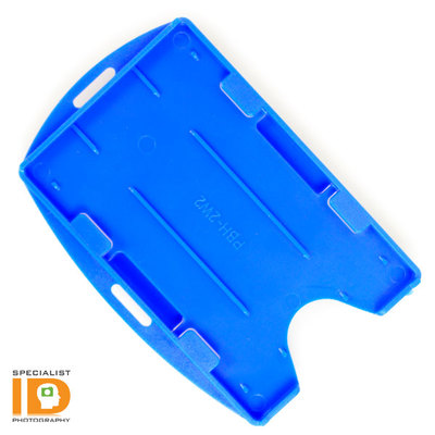 Open Face Two Card ID Badge Holder by Specialist ID - Vertical or Horizontal