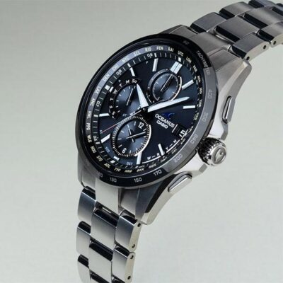 Pre-owned Casio Oceanus Ocw-t2600j-1ajf Black Bluetooth Radio Solar Men's Watch In Box