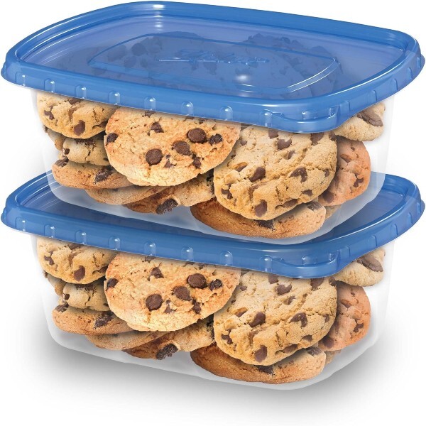 S Set Leakproof Lids Reusable Plastic Bpa Free Airtight 2p