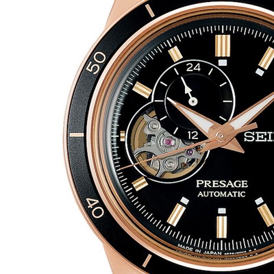 Pre-owned Seiko Presage Basic Sary192 Black Mechanical Automatic Men's Watch In Box