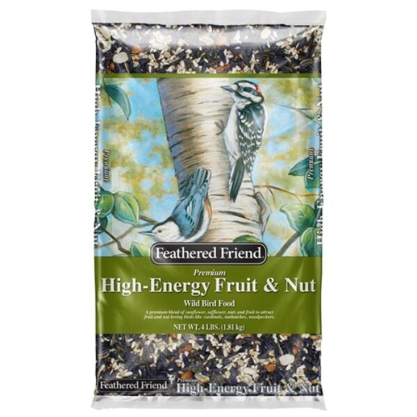 S 109672 4 Lbs Fruit Bird Food High Energy Fruit & Nut Food