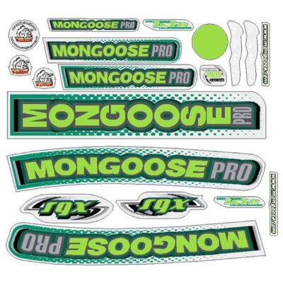 2000 Mongoose - PRO SGX - Decal set