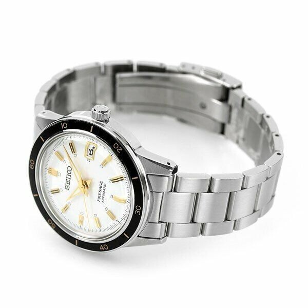 Pre-owned Seiko Presage Srpg03j1 60's Style Automatic Stainless Steel Men's Dress Watch
