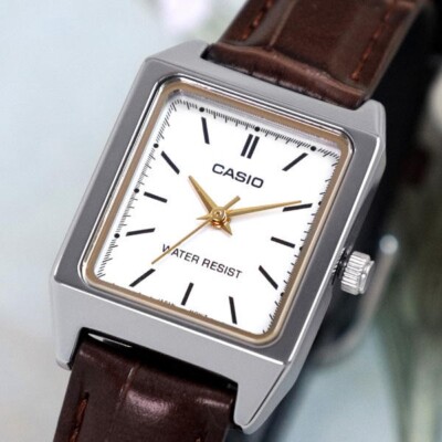 Casio Analog LTP-V007L-7E2 Vintage Women Watch Original NEW leather Band