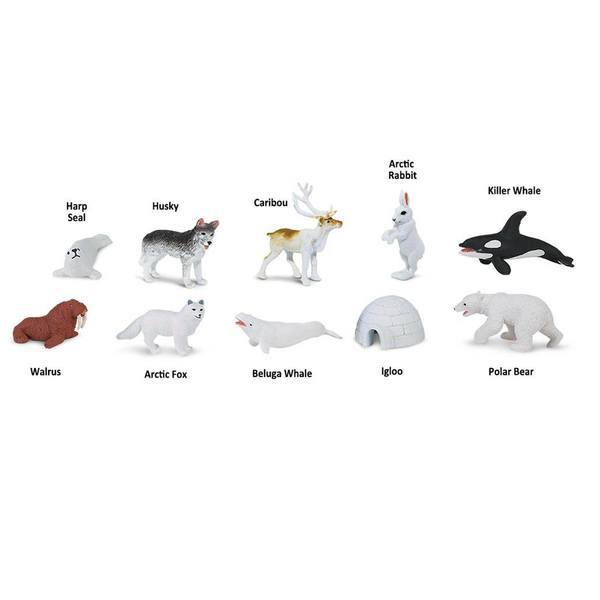 Arctic Bulk Bag Mini Figures Safari Ltd НОВЫЕ игрушки Развивающие существа для детей