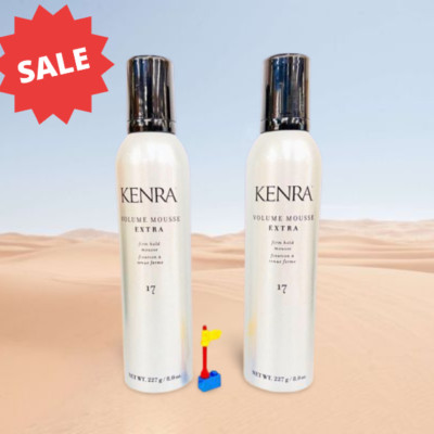Kenra Volume Mousse Extra #17 Firm Hold  8 Oz Each, 2 Packs