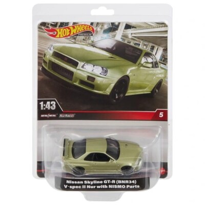 Hot Wheels 1:43 Nissan Skyline GT-R (BNR34)  V Spec II Nur NISMO Premium 