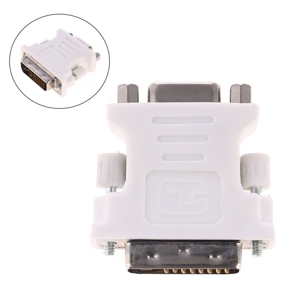 Adattatore Convertitore Connettore Da Dvi 24+5 Maschio Vga Femmina Linq Dv-P245