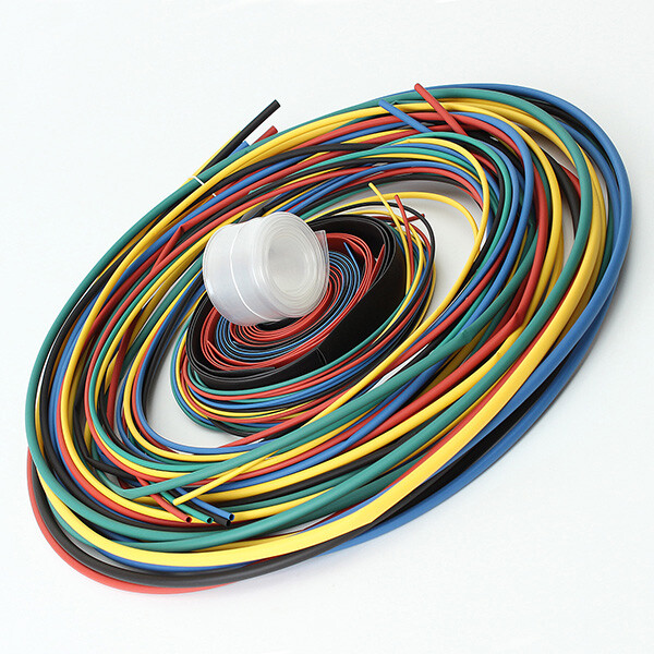 11 Size 6Color 55M/Set Polyolefin 2:1 Halogen-Free Heat Shrink Tubing