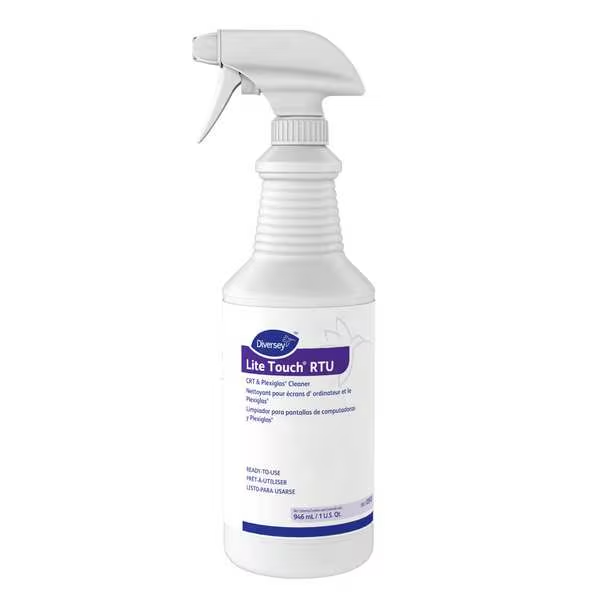 Diversey Acrylic Barrier Cleaner 32oz Spray Bottle Purple Unscented 1 Pk Plastic