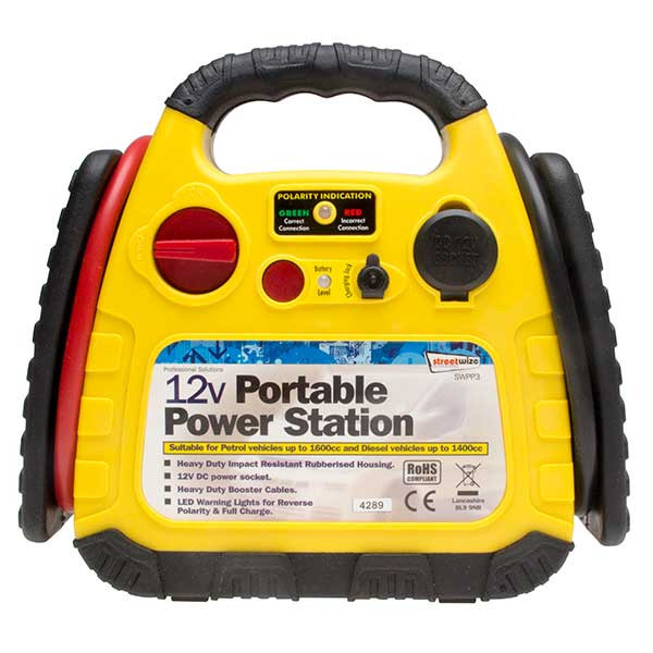 12V 300amp Portable Car / Van Battery charger / jump starter Streetwize