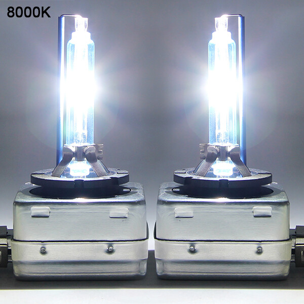 2Pcs BLUE D1S  8000k HID Xenon Bulb High Low Beam Headlight Replacement DS1