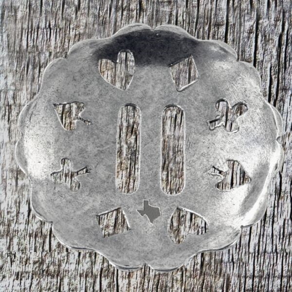 Western Card Suits Slotted Concho  CON989-D