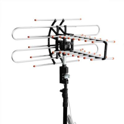 150 Miles HDTV Outdoor 1080P Amplified Digital TV Antenna HD TV 22-38dB UHF/VHF