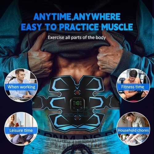 2024 Muscle Stimulator EMS Ab Trainer Tens Unit Portable Stimulater Abs Massager
