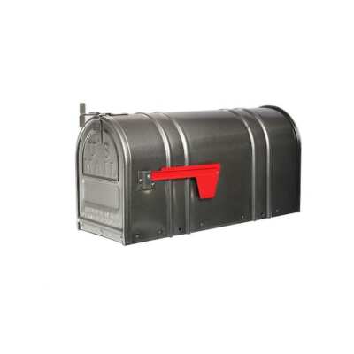 Post Mount Mailbox Steel Rural Galvanized Heavy-duty Package Wall Mounted Best