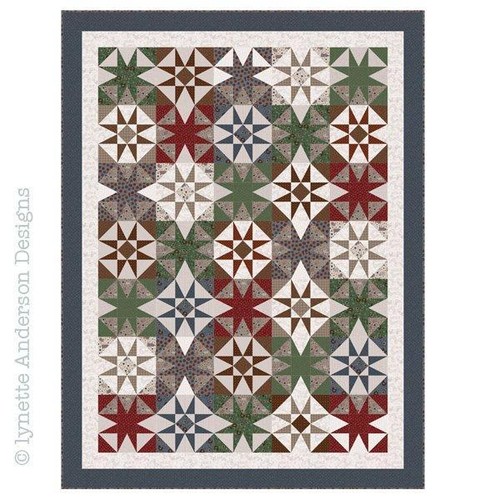 Lynette Anderson Crop Circles Quilt Pattern Star Block Sewing Project