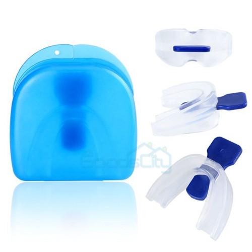 Anti Snore Mouthpiece Aid Stop Snoring Set Snore Stopper Device - Ships from USA