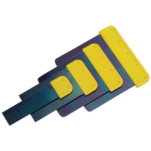 USA-Made 4-Pc Metal Body Filler Spreader Set #GL-1100