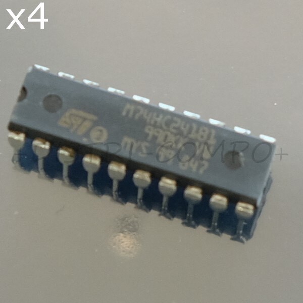 M74hc241b1r Octal Buffer Line Dip-20 Stm Rohs (Lot De 4)