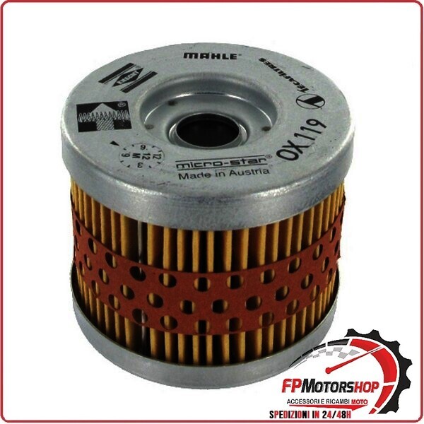 FILTRO OLIO PER MOTO APRILIA TUAREG PEGASO BMW F650GS/G650GS MAHLE OX119