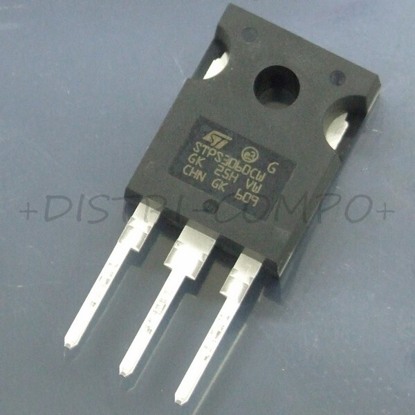 Stps3060cw Rectifier Diode Schottky 60v 30a To-247 Stm Rohs