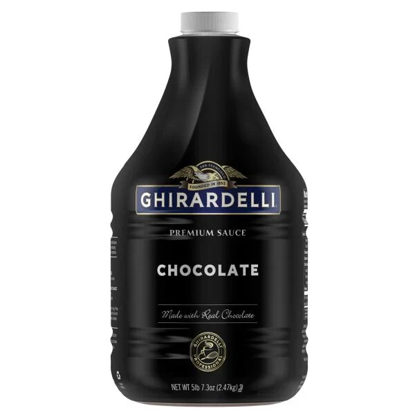 Ghirardelli Black Label Chocolate Sauce (64 fl oz), I-Chocolate, NEW-S