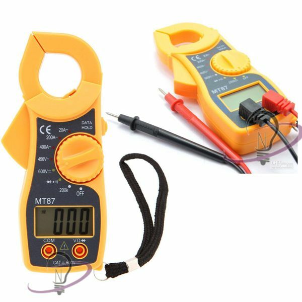 Misuratore Multimetro Digitale Clamp Meter Mt87 R03 Vm-4 Tester