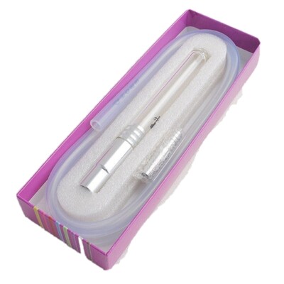 72'' Glass  (Dream Hose) White  Hookah Hose 