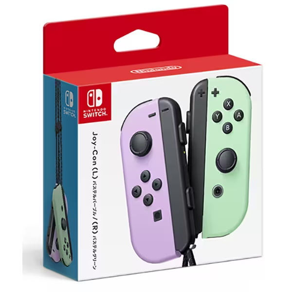 Nintendo Switch Joy-Con Pastel Purple / Pastel Green Japan
