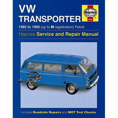 NEW HAYNES VW TRANSPORTER (WATER-COOLED) PETROL (82 90) UP TO H REG - 3452A
