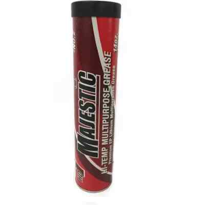 Majestic Lithium Multipurpose Red Hi-Temp Grease, 14 Oz. Tube (Case of 10)