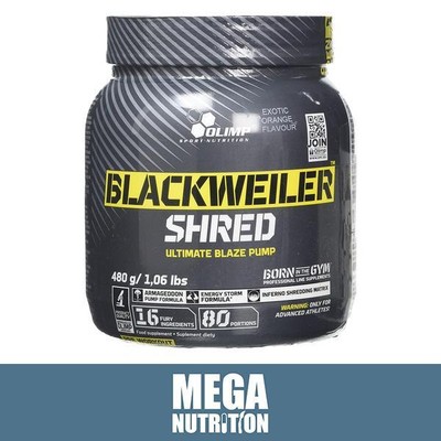 Olimp Nutrition Blackweiler Shred Exotic Orange 480g | Increase Energy Levels