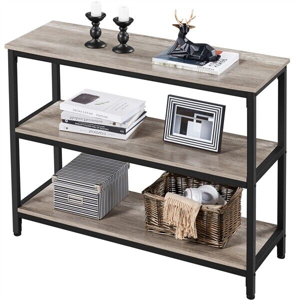 3 Tiers Console Table For Entryway With Storage Entryway Table For Living Room