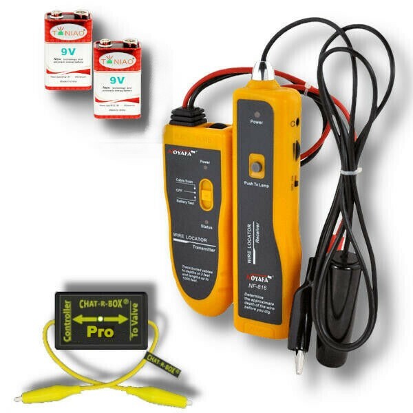 ✅Chat-R-Box Lawn Valve Finder/Locator- traces underground wires - NF816Y/PRO