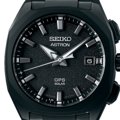 Pre-owned Seiko Astron Origin 3x Sbxd009 Black Titanium Gps Solar Men's Watch In Box
