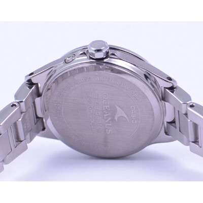 Pre-owned Casio International Warranty Ocw-70pj-7ajf Oceanus 3 Lady's Watch