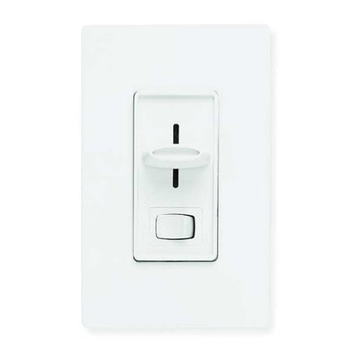 Lighting Dimmer Switch 3 Way 1000W 120V Slide Rocker White Wall