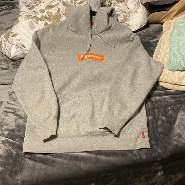 Supreme FW17 Box Logo Hooded Sweatshirt グレー Supreme FW17 Orange Box Logo Hoodie Hooded Sweatshirt