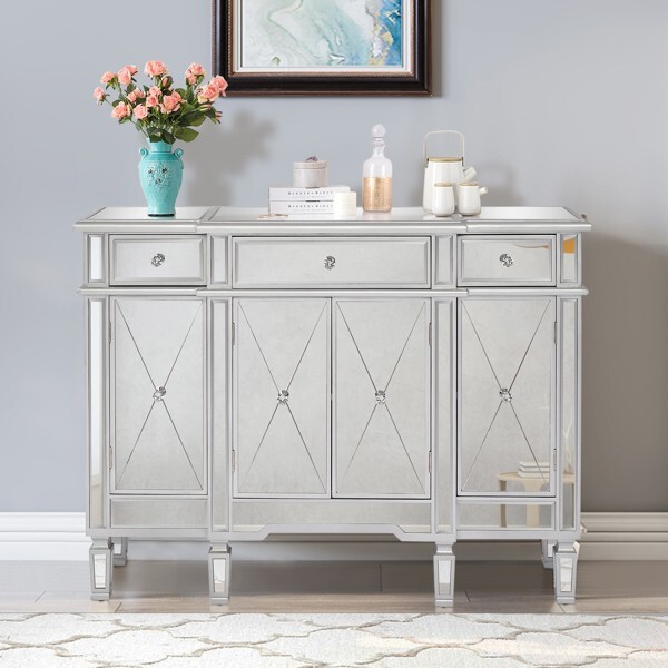 With 3-drawers 4 X Shape Doors Cabinet For