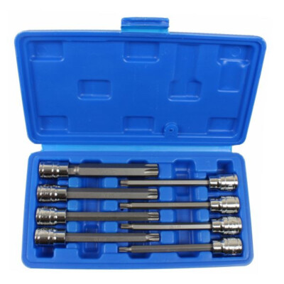 Torx Bit Sockets Long Reach 3/8'' Drive Star socket set US Pro Tool Bergen