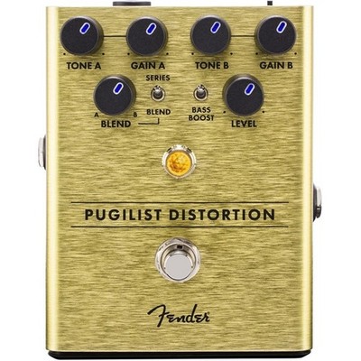 Fender Pugilist Distortion Guitar Effects Pedal w/ Dual Gain Engines